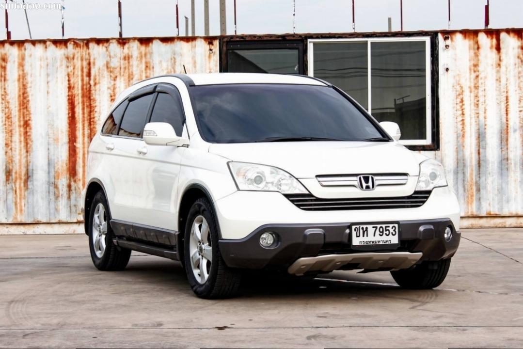 HONDA CRV 2.0 E (i-VTEC) 4WD ปี2008 สีขาว