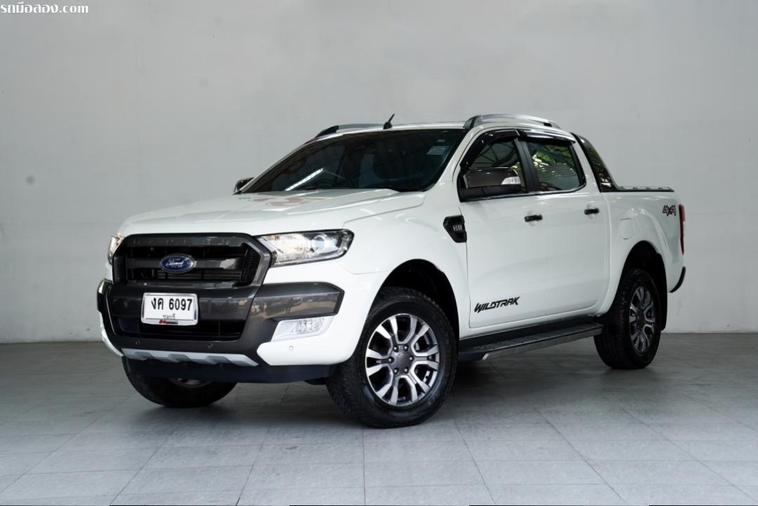 FORD RANGER 3.2 WILDTRAK DOUBLE CAB AT4WD ปี 2017 สีขาว