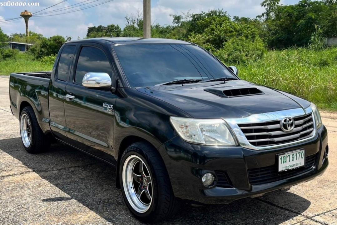 TOYOTA HILUX VIGO CHAMP 2.5 G SMARTCAB M/T ปี2012 สีดำ เกียร์ธรรมดา