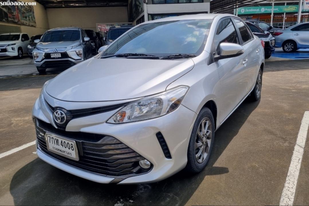 ปี 2018 TOYOTA SOLUNA VIOS 1.5 E (MC) CC. สี เงิน เกียร์ Auto