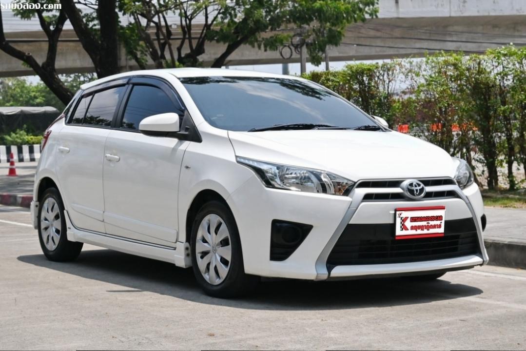 ไมล์แท้ 6 หมื่น Toyota Yaris E Hatchback 2015 #รหัส3876