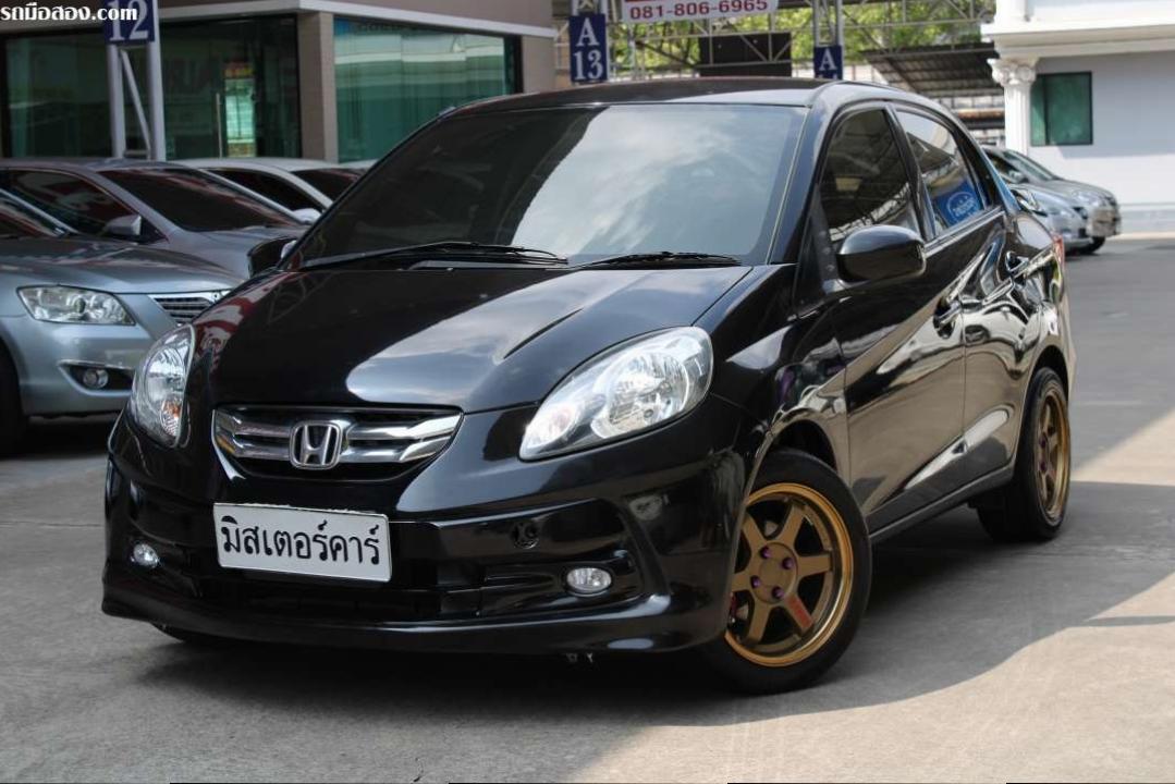 2013 HONDA BRIO AMAZE 1.2 V *ใช้เงิน 5 พันออกรถ แถมประกันภัย อนุมัติเร็ว ผ่