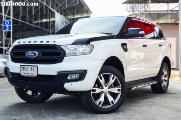 Ford Everest 3.2 A/T 4*4 Titanium plus top  Sunroof ปี 2018 จดทะเบียน ปี 20
