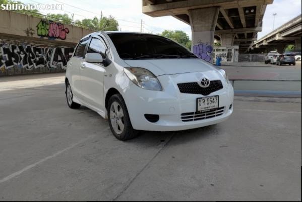 TOYOTA YARIS 1.5E Limited เกียร์ออโต้ ปี 2007 สีขาว