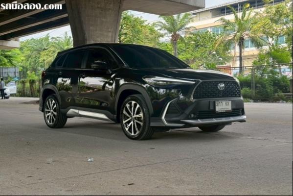 ขายรถ Toyota Corolla Cross 1.8 Hybrid Premium ปี 2022 สีดำ เกียร์ออโต้