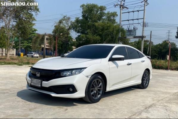 HONDA CIVIC FC 1.8EL ปี 19  รถสวยไม่มีอุบัติเหตุ ไม่ติดแก๊ส กุญแจสำรองครบ  