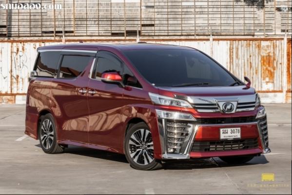 TOYOTA VELLFIRE ZG EDITION ปี 2019 รุ่น TOP สุดของรุ่นแล้ว 