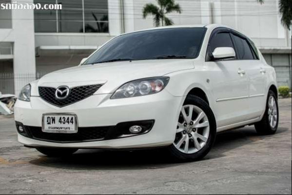 Mazda 3 1.6V 5Dr เบนซิน ปี 2009/2010 AT สีขาว ผ่อน 4000 บาท