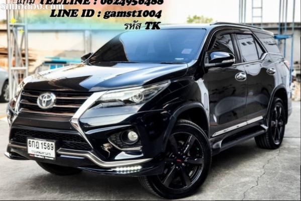 ฟรีดาวน์ TOYOTA FORTUNER 2.8 TRD 4X4 BLACKTOP AT ปี 2017 (รหัส TK)