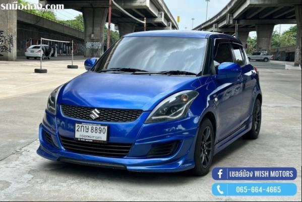 Suzuki SWIFT 1.25 GL CVT AT 2014 สีน้ำเงิน