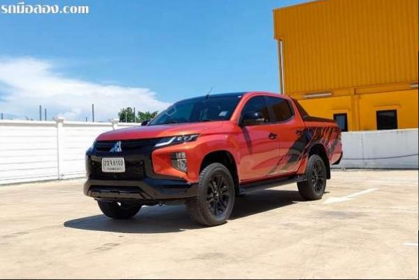 MITSUBISHI TRITON D-CAB 2.4 GT 4WD ATHLETE CC. ปี 2021 สี ส้ม-ดำ เกียร์ Aut