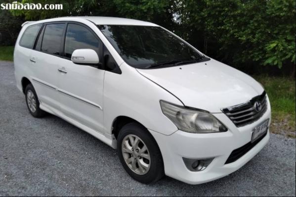 ขายรถ TOYOTA INNOVA ขาว ปี 2012