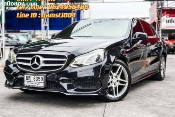 ฟรีดาวน์ BENZ E300 BLUETEC HYBRID AMG SUNROOF TOPสุด AT 2013 จด 2014 (รหัส 