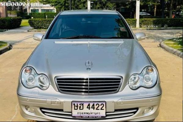 #Benz C200 สีบรอนเงิน ปี2004 ไมล์ 180,xxx กม.