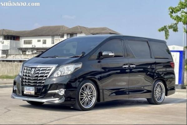 TOYOTA ALPHARD 2.4 V  ปี2013 รถสวย สภาพดี