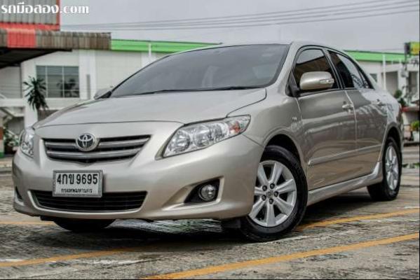 toyota altis 1.6e viti at ปี 2010 สีน้ำตาล