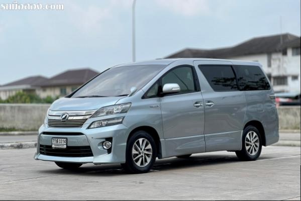 TOYOTA VELLFIRE, 2.4 Hybrid E-Four 4WD ปี2012 รถสวย สภาพดี